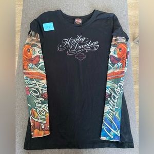 Harley Davidson woman’s Large long sleeve t shirt